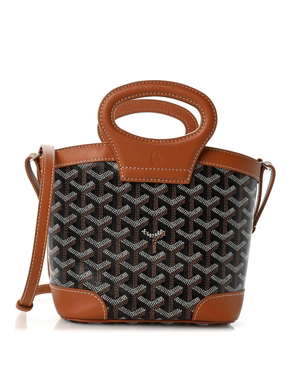 Goyardine Beluga Mini Black Gold #343193G31B